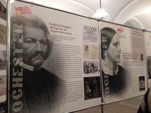 Dedication of a Rochester exhibit in Würzburg's city hall.