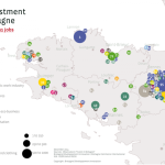 U.S. investment in Bretagne map